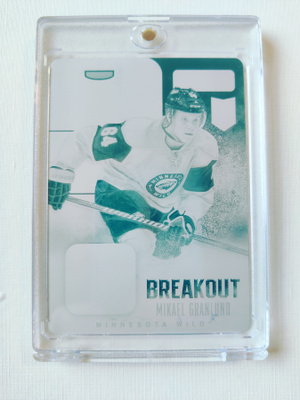 Mikael Granlund 13-14 Panini PlayBook Rookie Cyan Plate 1/1
