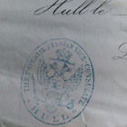 Suomal. TAIMI-laivan saapumis-ja lähtötodistus Hull 1874 - pikkukuva 5
