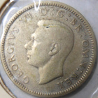 Britania. 6 pence 1944 hopea. - pikkukuva 1