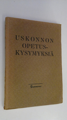 Aarne (toim.) Auvinen : Uskonnon opetuskysymyksiä : Suome...