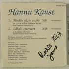 Hannu Kause • Tänään Yksin En Jää CD-Single - pikkukuva 2
