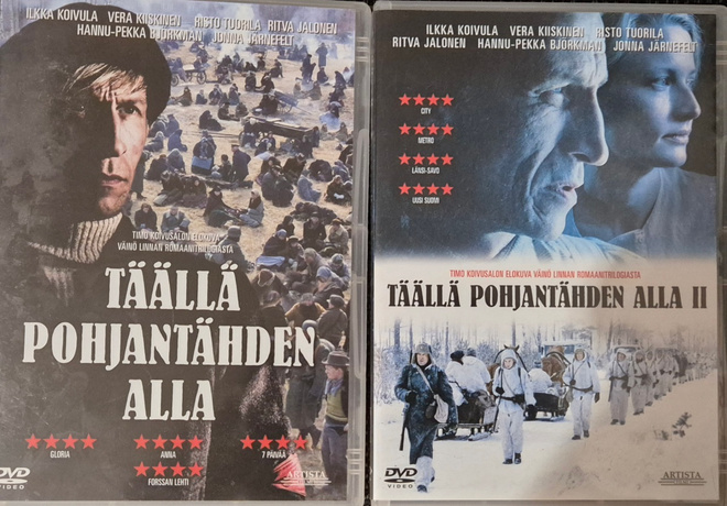 Täällä Pohjantähden alla 1 ja 2 -DVD