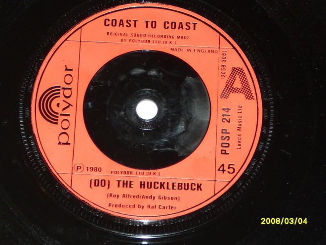 7" COAST TO COAST - Hucklebuck - single 1980 rockabilly EX