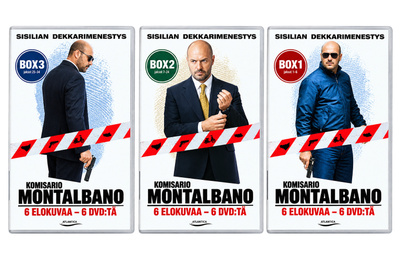 Komisario Montalbano Kaudet 1-7 (1999-2008) 18 DVD