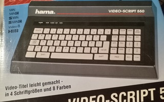 Videon tekstin käsittelylaite
