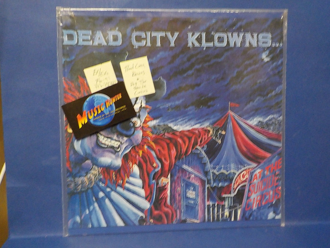 DEAD CITY KLOWNS - AT THE SUICIDE CIRCUS EX/EX+ FIN -91 LP