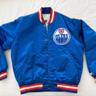 Edmonton Oilers Starter satiinitakki 80-luvulta, koko L - pikkukuva 1
