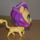 LITTLEST PET SHOP kelta-lila LEIJONA #3061 - pikkukuva 2