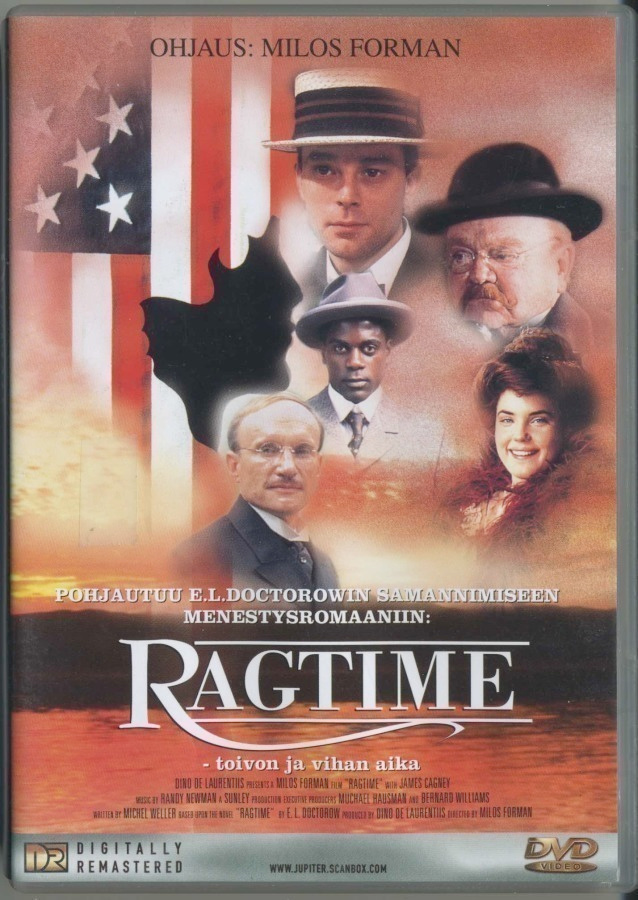 RAGTIME – Suomi-DVD 1981/200? – Milos Forman - remasteroitu