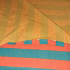 Oranssi vihreä neulos collegekangas 205x140cm - pikkukuva 4