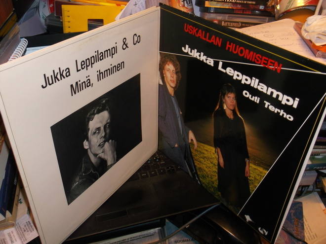2 kpl LP : Jukka Leppilampi & Outi Terho ( SIS PO?STIKULU  )