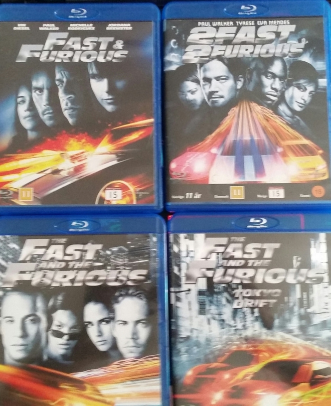 Fast and the furious 4 Kpl -Blu-Ray