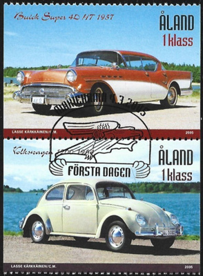 Åland 2005 V 15 Veteraaniautot EP LOISTO PARI LaPe 249-250