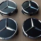 MERCEDES Aluvanteiden Keskiö merkki 4 kpl 75 mm - pikkukuva 3
