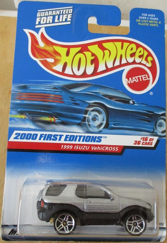 Isuzu VehiCross 4x4 Silver-Black 1999 Hot Wheels First 1:64