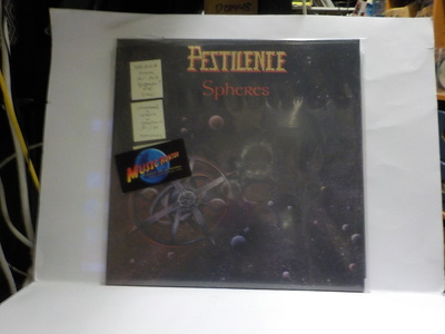 PESTILENCE - SPHERES M/M RED VINYL LP + POSTER