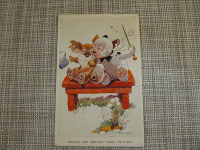 Valentine´s "Bonzo " kortti 21.1. 1931 .