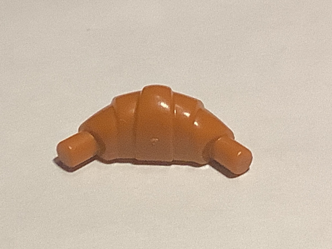 Lego Friends croisantti, vaalean ruskea