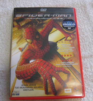 Dvd Spider-Man – hämähäkkimies
