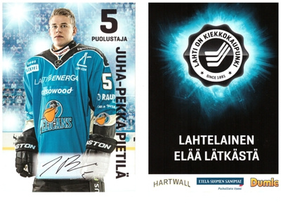 JUHA-PEKKA PIETILÄ #5 PELICANS Postikortti Nimmarilla
