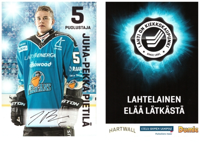 JUHA-PEKKA PIETILÄ #5 PELICANS Postikortti Nimmarilla