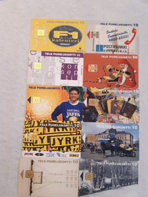 Telen puhelukortteja 1 € / kpl