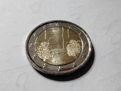 Suomi 2 euro 2018 unc, suomalainen saunakulttuuri