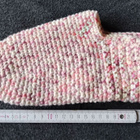 Alina´s Handmade virkatut tossut moniväri valkoinen vaaleapu - pikkukuva 1