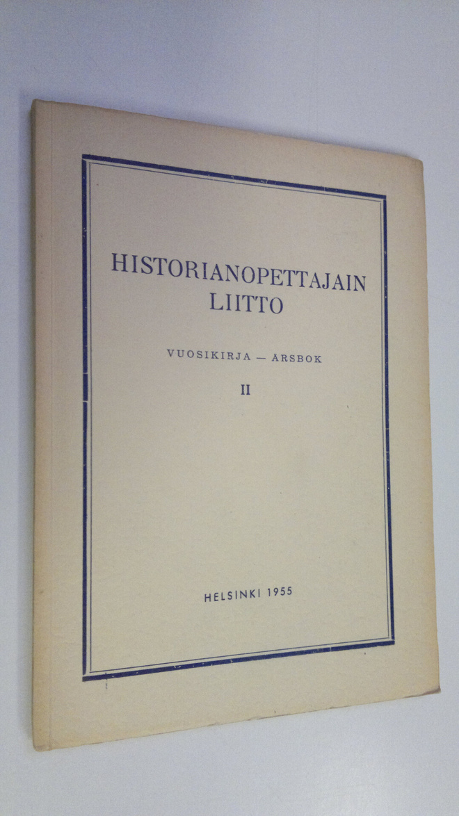 Historianopettajain liitto vuosikirja II