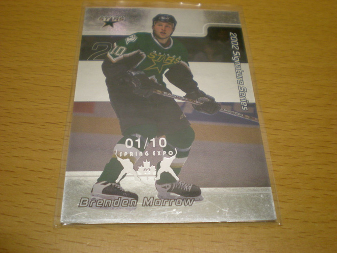 Brenden Morrow 2001-02 Be A Player Signature Series # 009 Sp