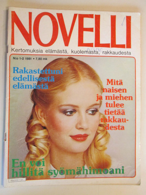 NOVELLI LEHTI 1-2 / 1981 SISÄLTÖSIVUT KUVA 3