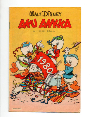 Walt Disney: Aku Ankka N:o 1 / 1980