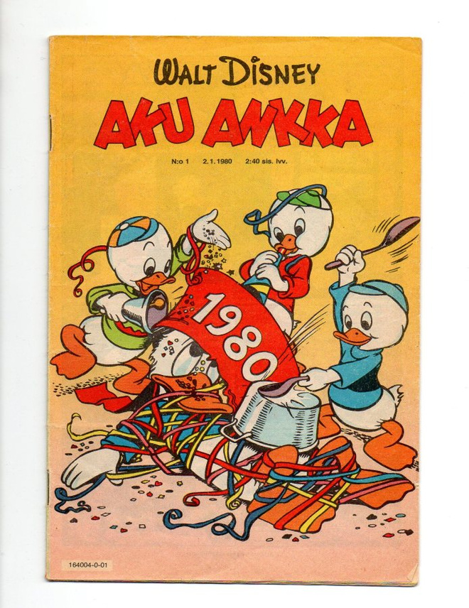 Walt Disney: Aku Ankka N:o 1 / 1980