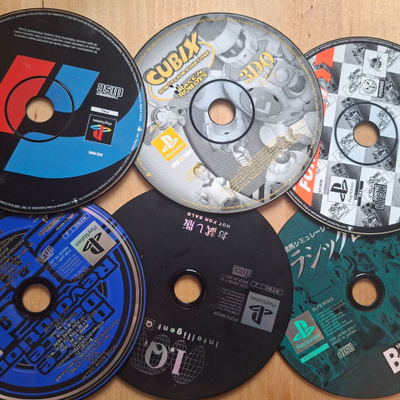 6 kpl Playstation 1 pelejä JPN ja PAL
