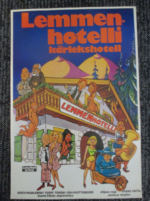 Lemmenhotelli (1978) - vanha elokuvajuliste - seksikomedia