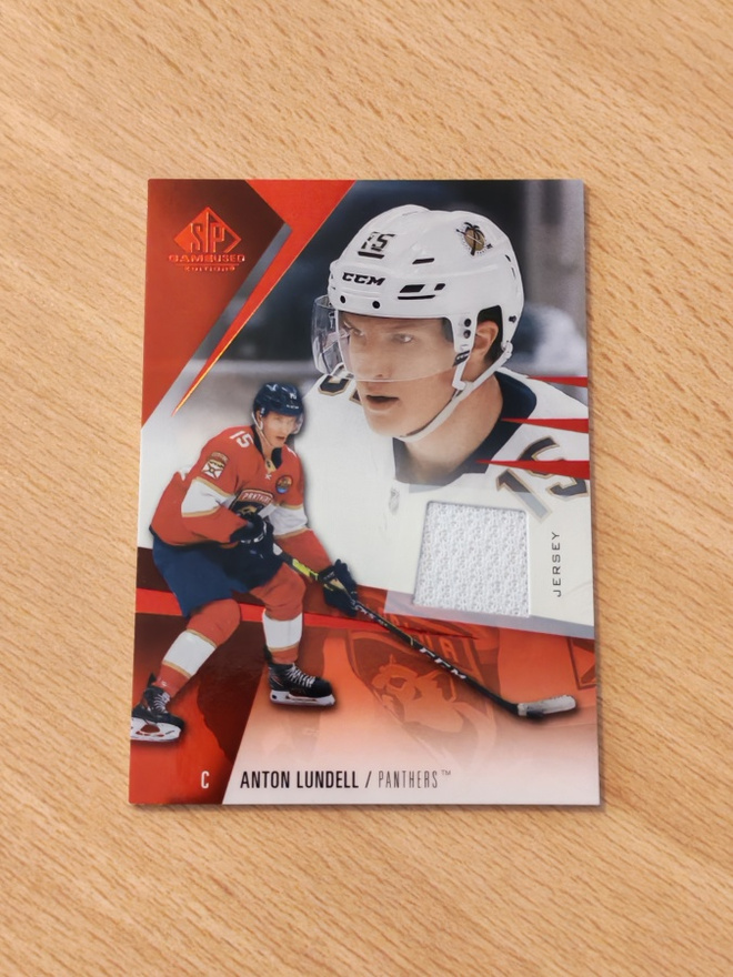 2023-24 SP Game Used Anton Lundell Jersey