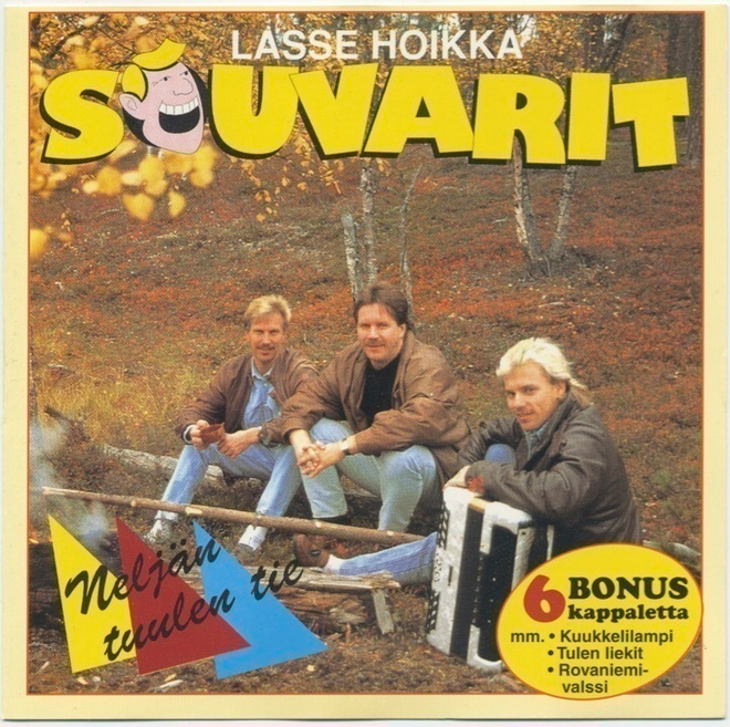 SOUVARIT: Neljän tuulen tie – Tatsia-CD 1996 + 6 bonusbiisiä