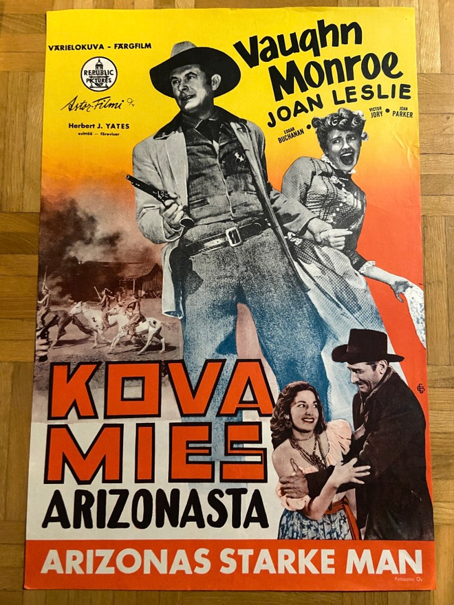 Vanha elokuvajuliste: Kova mies Arizonasta