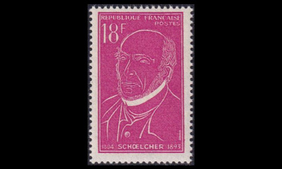 Ranska 1121 ** Poliitikko Victor Schœlcher (1957)