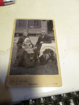 VANHA CDV Valokuva