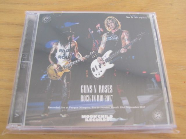 Guns n'roses Rock in Rio 2017 3x cd  japani 2017 uusi