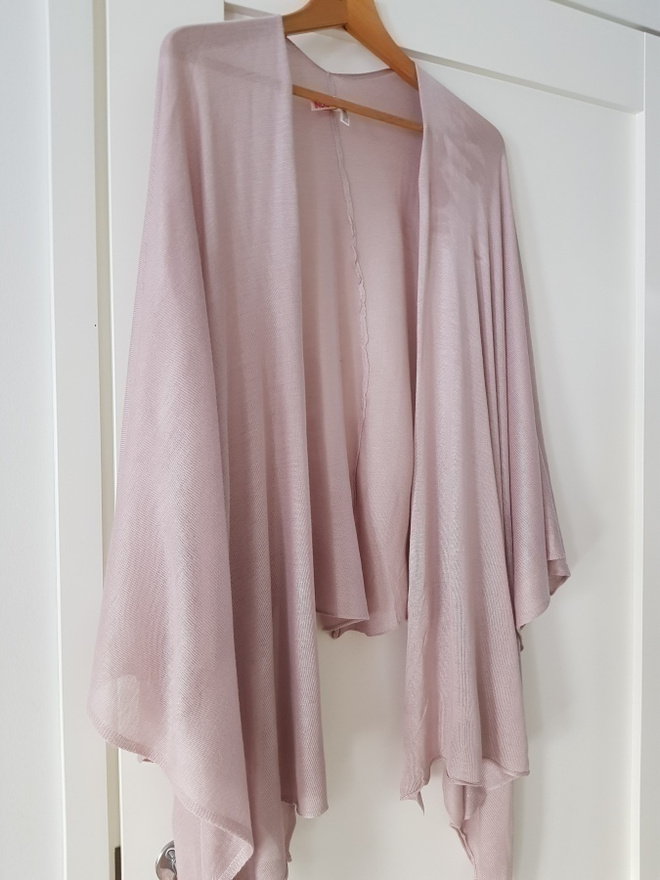 Indiska roosa Viitamainen Poncho Huivi / Shaali