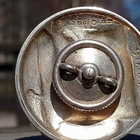 Hopeinen Suojeluskunta leima B tai D 6. Halkaisija - 36 mm. - pikkukuva 5