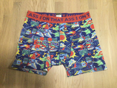 ON THAT ASS - MIESTEN BOXERIT. KOKO:XL. UUSI/TYYLIKKÄÄT !!!