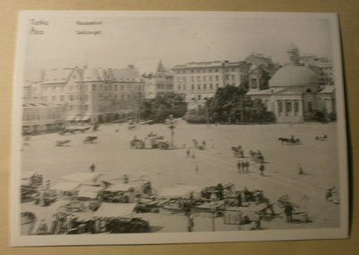 Turku, Kauppatoria, näkymä vanhasta Turusta, ei p.