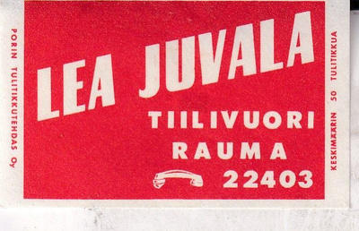 Rauma. Lea Juvala, s96