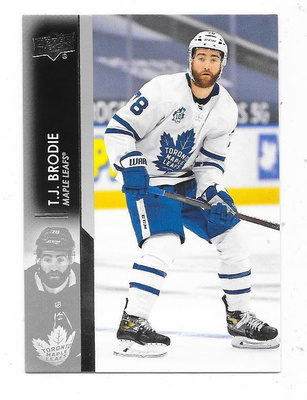 2021-22 Upper Deck #166 T.J.Brodie , Toronto Maple Leafs
