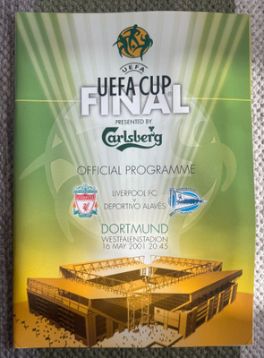 UEFA CUP FINAL 2001 OFFICIAL PROGRAMME