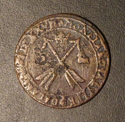 Ruotsi. 1 Öre; 1627; AE; 1+