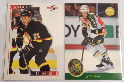 Jyrki Lumme Jääkiekkokortit 2in1